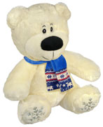 Мягкая игрушка медведь в шарфике