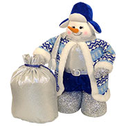 Упаковка Снеговик синий